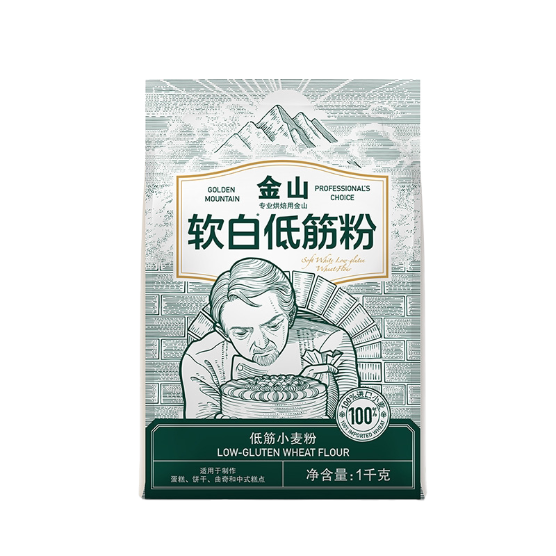 金龙鱼金山软白低筋粉1KG