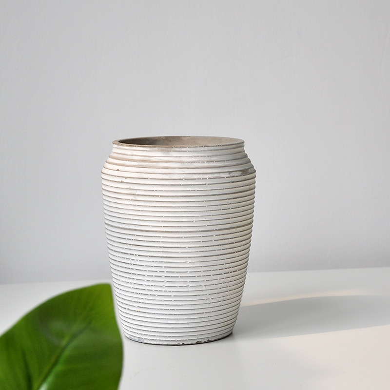 清货 有瑕疵 水泥花盆 有漏水孔 老桩植物种植花盆