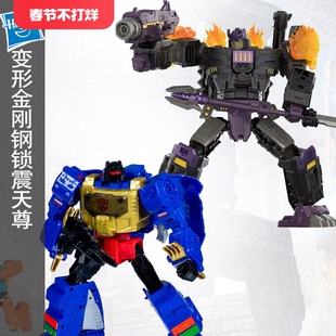 孩之宝变形金刚天尊世代领袖级钢锁堕落金刚震天尊玩具模型手办