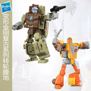 孩之宝变形金刚复古挂卡系列转轮腹地加强级儿童玩具手办模型礼物