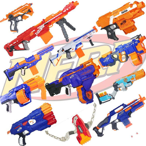 孩之宝热火NERF精英系列发射器玩