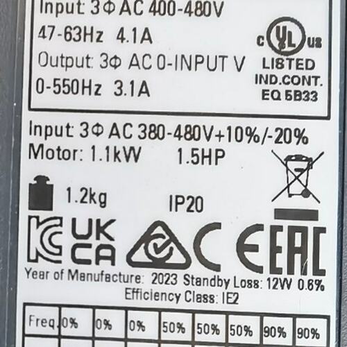 西门子G120C PN变频器 6SL3210-1KE13-2U-可换可修