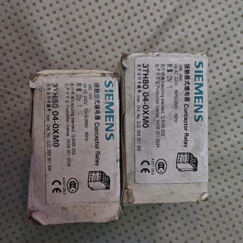 西门子接触器式继电器3TH80 04-0XM0-可换可修