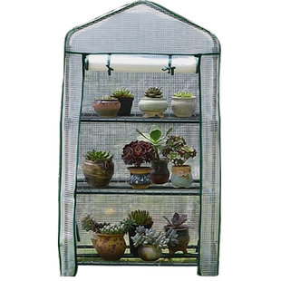 家用阳台温室小花棚多肉防雨水保温花暖房楼顶庭院花架室外保温棚