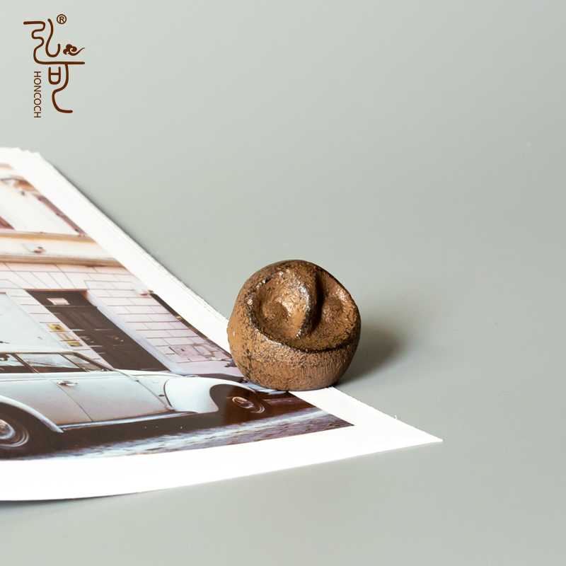 弘可镇纸铸铁艺文房四宝创意做旧