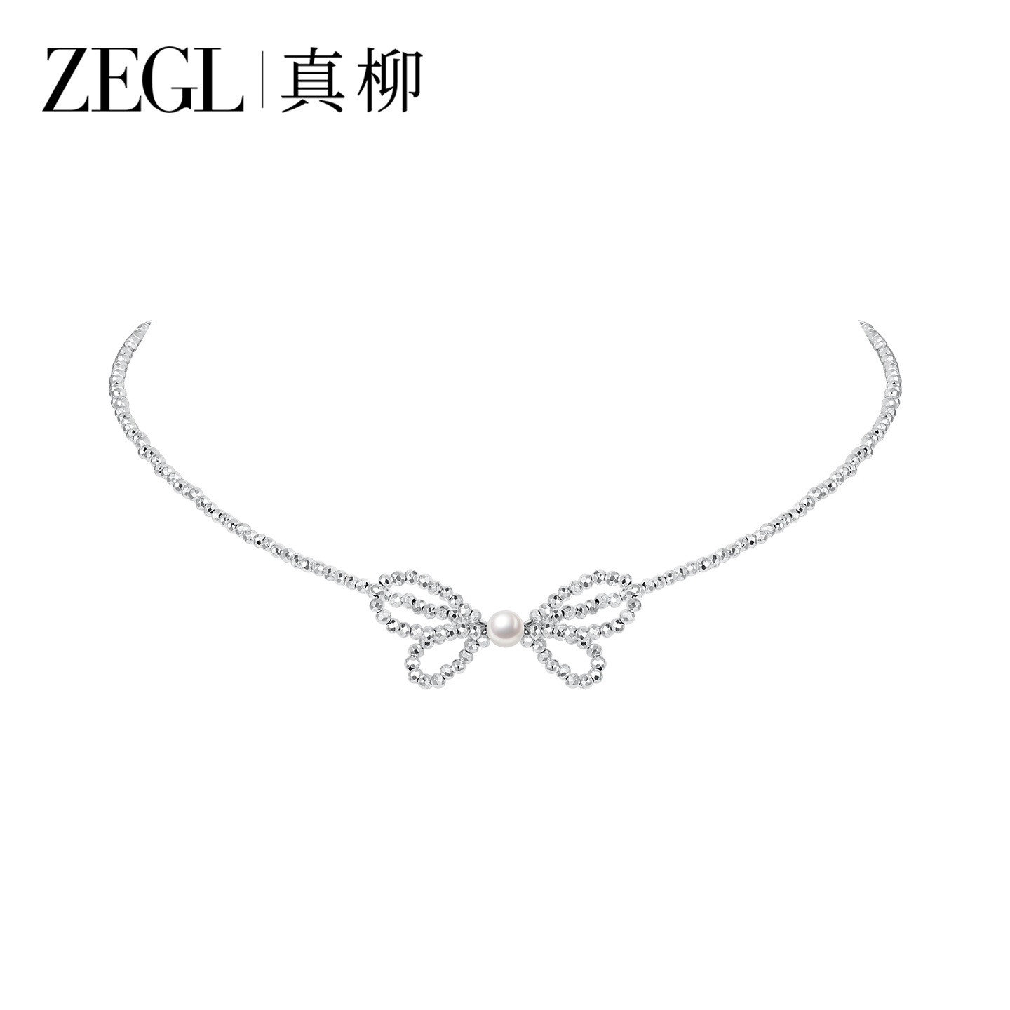 蝴蝶结项链高级感轻奢小众颈链女