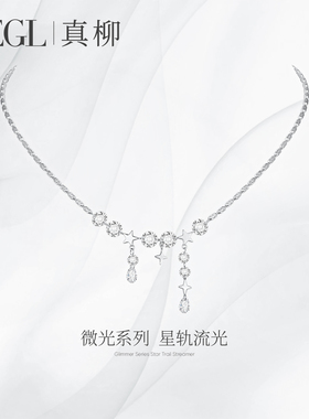 ZEGL设计师微光系列星光锆石项链女轻奢高级感颈链小众星芒配饰