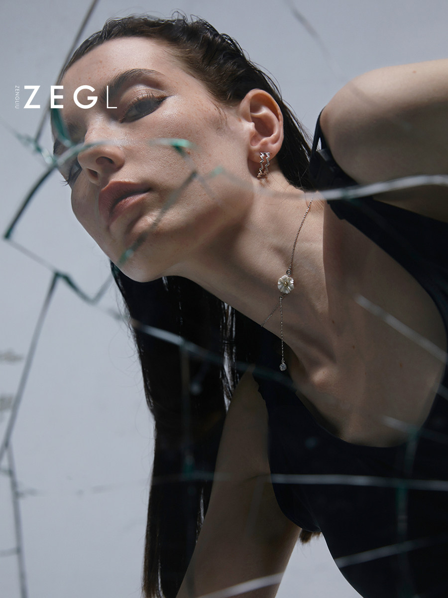 ZENGLIU  데이지 목걸이 여성 숲 꽃 펜던트 간단한 다목적 쇄골 체인 생일 선물