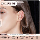 ZEGL简约方形耳夹女无耳洞高级感耳环耳骨夹冷淡风耳饰品小众设计