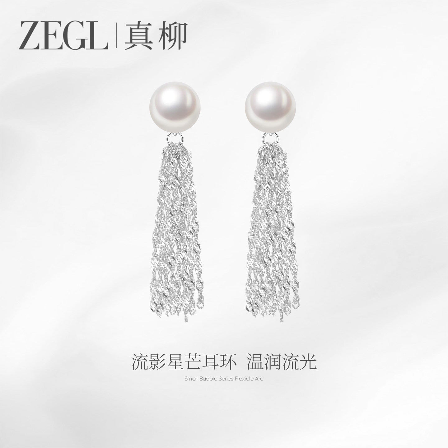 ZEGL真柳流苏耳环女爆款独特耳钉轻奢高级感气质大气耳饰耳坠