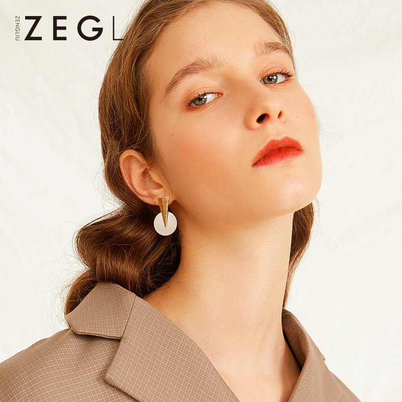 性冷淡耳环ZENGLIU简约