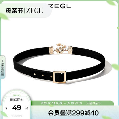 ZEGL黑色choker项圈女