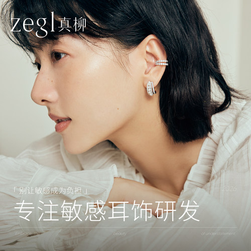 zegl真柳耳环2026新款高级感气质