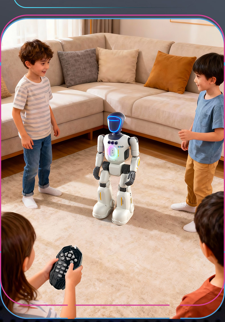 儿童智能机器人玩具遥控车可走路走路跳舞跳舞唱歌跳舞机器人玩具