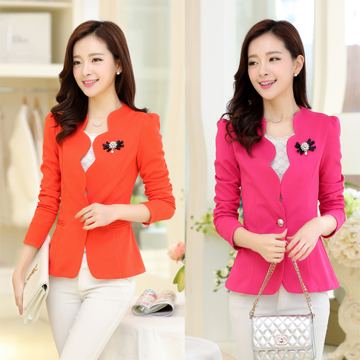 春秋加大码女士时尚风显瘦小外搭