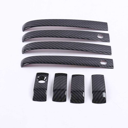 适用于09-20款道奇Journey大切诺基拉手碳纤纹车门把手车身装饰贴