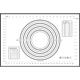 60×40铂金硅胶揉面蛋糕烘焙子防滑不沾大号