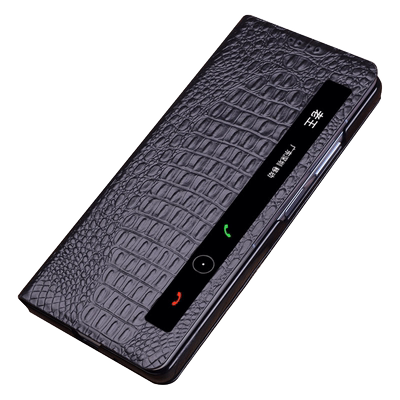 华为matex2手机壳折叠保护套真皮