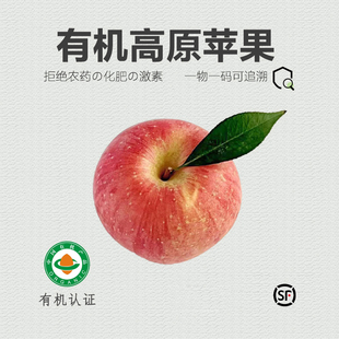 有机苹果8斤 正宗陕西红富士苹果不打蜡孕妇新鲜水果