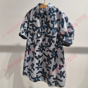 速发小江南童装 795 2025夏季 1P5G10480连衣裙印花女童商场专柜正品