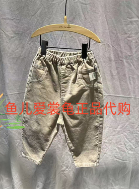 速发 小江南童装男女款 2025秋季时尚 YP9E10860松紧腰休闲裤435