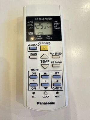 英文适用松下空调冷气机遥控器A75C4448 4611 4603 3297 全新