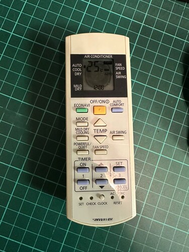适用松下空调遥控器RS-PS12QK-1 4498 4502-1 A75C3300 全新
