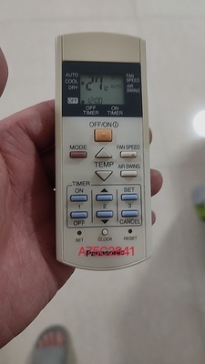 适用松下乐声空调遥控器A75C3297 A75C2841 A75C3625 2817英文
