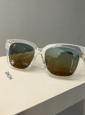 新款方形黑色偏光太阳镜