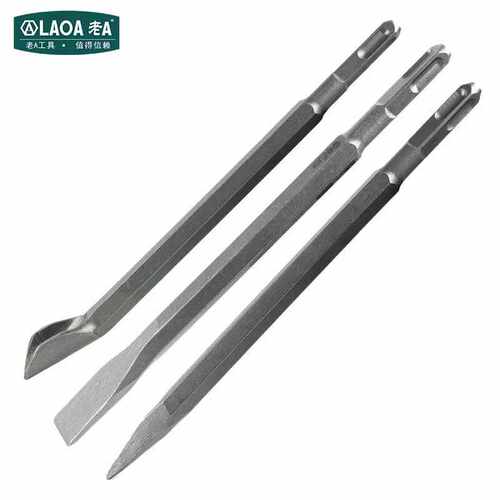 老A工具45号钢电锤电镐钻头六角柄方柄圆柄U型凿沟凿尖凿扁凿
