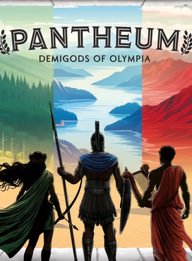 【长颈鹿】Pantheum: Demigods of Olympia正版英文桌游.