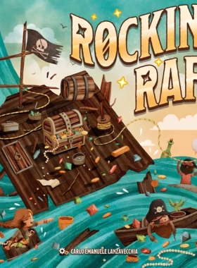 Rocking Raft英文正版桌游｜有纸质中文规则【长颈鹿桌游】