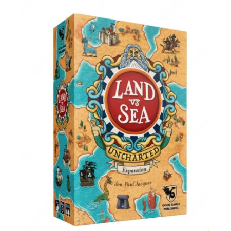 Land vs Sea: Uncharted Expansion正版英文桌游.