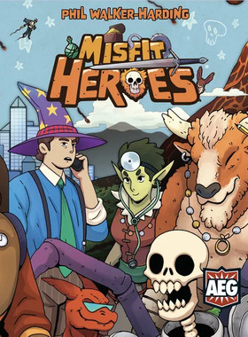 Misfit Heroes Ratail Edition零售版英文正版桌游｜有纸质中规