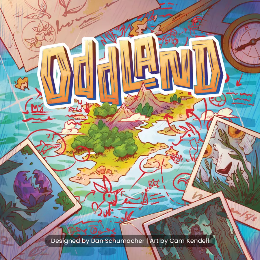 【长颈鹿桌游】Oddland英文正版桌游｜有中规