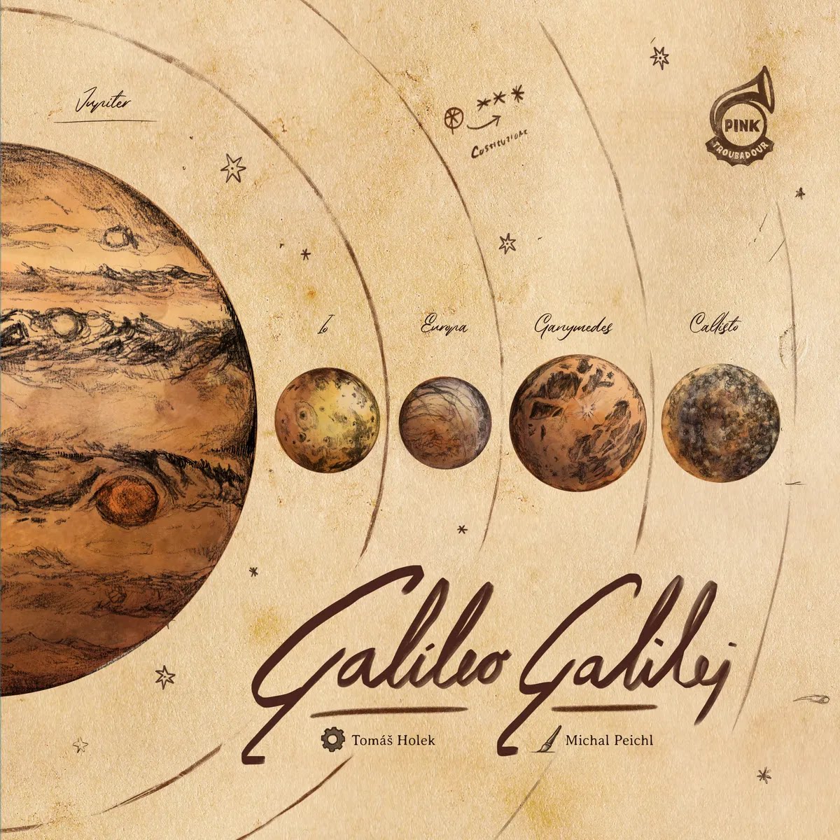 Galileo Galilei 伽利略英文正版桌游｜有电子中规【长颈鹿桌游】