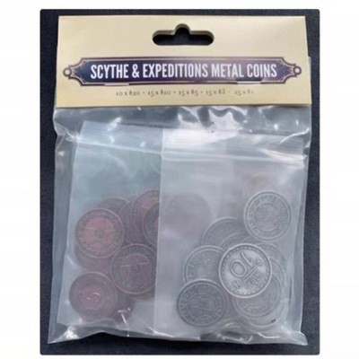 【长颈鹿桌游】Scythe & Expeditions Metal Coins硬币桌游配件
