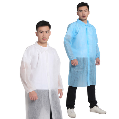 一次性实验服男女白大褂工作服