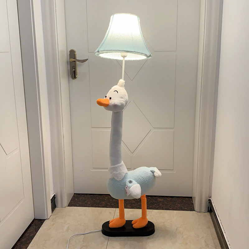 卡通儿童房卧室床头护眼落地灯