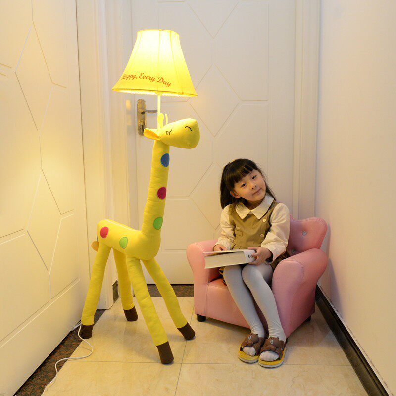 儿童护眼长颈鹿台灯客厅卧室床头装饰台灯具卡通创意男孩女孩学生