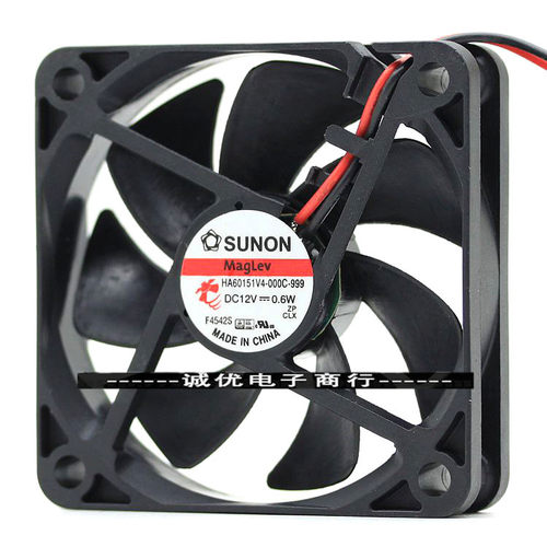 SUNON 6cm 6015 12V HA60151V4-000C-999 6厘米磁悬浮超静音风扇