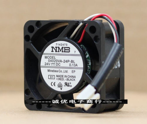 04020va-24p-bl 正品 NMB 4020 24v 0.13a 4CM/厘米安川七系风扇