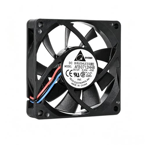 AFB0712HHB台达7015 12V0.45A大风量机箱cpu电脑PWM散热器风扇7CM