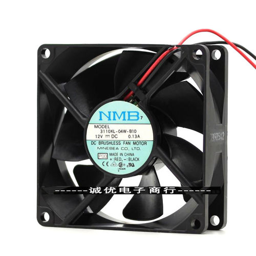 原装NMB 3110KL-04W-B10 8025 8CM 12V 0.13A 两线 滚珠散热风扇