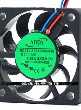 全新ADDA AD0412HX-K96 4006 4CM 12V 0.08A 超薄静音散热风扇