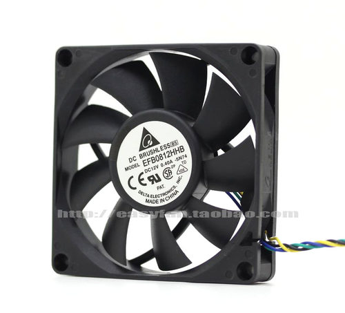 台达EFB0812HHB 12V 0.4A 四线8015 pwm智能温控cpu/机箱风扇