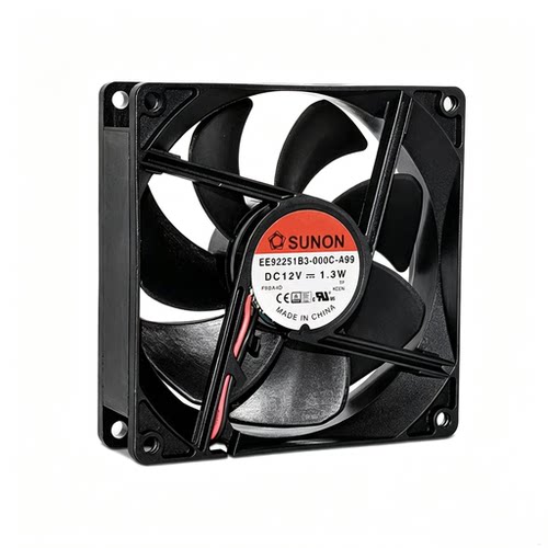 建准12V 1.3W静音9025/9225机箱服务器9CM风扇EE92251B3-000C-A99