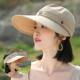2025春夏季 遮阳帽子女士户外防晒骑行运动棒球帽空顶帽两用鸭舌帽