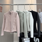 穿出小蛮腰 外套内胆上衣 秋冬收腰显瘦双面绒保暖立领摇粒绒开衫