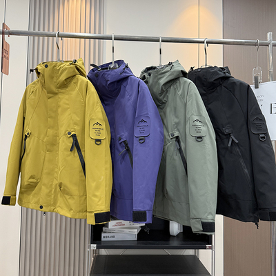 户外机能！情侣款可拆摇粒绒防风防水加厚保暖三合一冲锋衣登山服